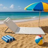  Ležaljka sklopiva za plažu 140x39cm Bež LP-722000B Cene