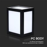  LED spoljašnje zidno svetlo LED/12W/230V 6400K IP65 crna | Eponuda.com