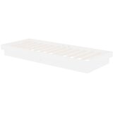  Okvir za krevet od masivnog drva bijeli 75 x 190 cm mali | shoptok.hr