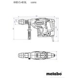 Metabo KHEV 5-40 BL SDS max elektro-pneumatski čekić sa motorom bez četkica (600765500)
