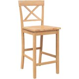  Barske stolice 2 kom. Prirodno puno drvo guma | Eponuda.com