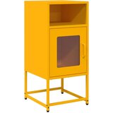 vidaXL Nočna omarica Gorčično rumena 36x39x78 cm Hladno valjano jeklo | Shoptok.si