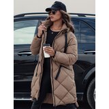 DStreet Kurtka damska oversize MELODY ciemnobeżowa | shoptok.hr