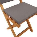  Vanjske bistro stolice 2 pcs Tamnosiva 38 x 46 x 85 cm | shoptok.hr