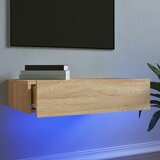 vidaXL TV omarica z LED lučkami sonoma hrast 60x35x15,5 cm Cene