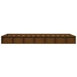  Posteljni okvir medeno rjav 75x190 cm 2FT6 trden les, (20736630) | Shoptok.si