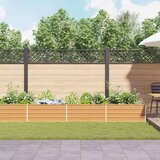  Vrtna visoka greda Svetlo rjava 600 x 80 x 45 cm, (5000287845) Slike