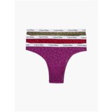 Calvin Klein Set of three women's lace panties in green, red and purple - Women | Shoptok.si