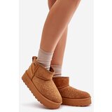 Big Star Snow boots with platform decoration Big Star OO274A104 Camel | shoptok.hr