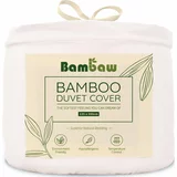 Bambaw prevleka za odejo iz bambusa 135 x 200 cm - white