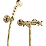 Paffoni IR168DBR Ricordi stenska armatura za tuš s tuš setom retro izgleda | Shoptok.si