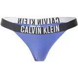 Calvin Klein Swimwear Bikini hlačke kraljevo modra / črna / bela