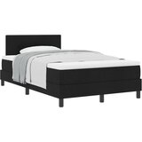 vidaXL Box Spring Krevet s Madracem Crna 120x200 cm Tkanina Cijene