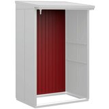 EcoStar Stražnja stranica za spremište za drvo (Namijenjeno za: spremište za drvo Tip 1, Crvena) | shoptok.hr
