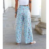 Gemre Blue wide floral trousers Grazia | ePonuda.com