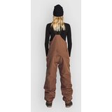 Volcom Creston 3D Stretch Bib Pants desert taupe | Shoptok.si