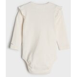 Sinsay Pamučni body s volanima i vezenim natpisom | shoptok.hr