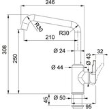 Franke SLAVINA Urban Crna, (115.0595.081) | shoptok.hr
