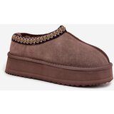 VINCEZA Low suede snow boots for women with embroidery on platform | shoptok.hr
