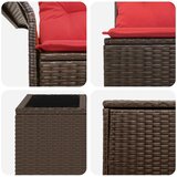  Set sofe 6 kom. 4-Broj sjedala Smeđa i crvena | shoptok.hr