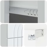  Stenski nočni omarici s predalom 2 pcs Bela 33 x 34,5 x 40 cm, (5000209894) | Shoptok.si