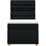  Box spring krevet s madracem crni 80 x 200 cm od tkanine | shoptok.hr