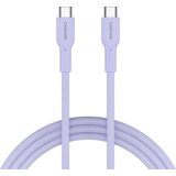  Cable OnWire 60CL C-C 60W COLOR Braided 1m Purple Cene