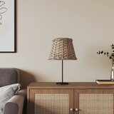 vidaXL Sjenilo za svjetiljku smeđe Ø 15 x 12 cm od pruća Cijene