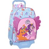  Školski Ruksak s Kotačima My Little Pony Wild & free Plava Roza 33 x 42 x 14 cm | shoptok.hr