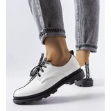 Gemre White derby shoes with contrasting sole Hanifan | Eponuda.ba