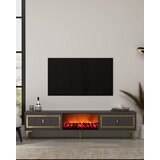 Hanah home tv komoda orion fireplace, antracit | Eponuda.com
