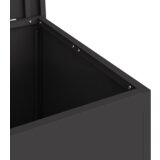  Vanjska kutija za spremanje s pohranom Crna 55 x 50.5 x 50 cm | shoptok.hr