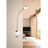 Globo LED stenska svetilka Pegasi (6 W, Do x Š x V: 30 x 9 x 51 cm, Aluminij, krom, Prozorna, Topla bela) | Shoptok.si