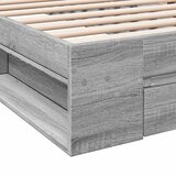 Okvir za krevet s ladicom boja hrasta 100x200 cm drveni | shoptok.hr