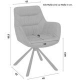Mömax stol rebell, temno siva | Shoptok.si