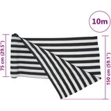  Mreža za privatnost antracit-bijela 1,5 x 10 m HDPE 195 g/m² | Eponuda.com