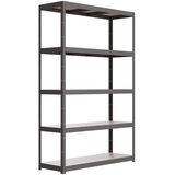  Regal za teški teret 179X120X40 cm, UKUPNA NOSIVOST 1100kg, 5 POLICA, RAL 7024 | shoptok.hr