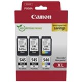 Canon PG-545XL x2 /CL-546XL Multi Pack/3-pakiranje/High Yield/črna, barvna (cianova, škrlatna, rumena)/originalna/kartuša s črnilom 8286B013 | Shoptok.si