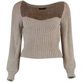 Trendyol Mink Collar Detailed Knitwear Sweater | shoptok.hr