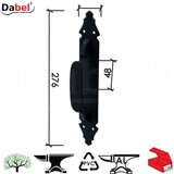 Dabel rukohvat za vrata RU4000 Crna x276/40/48mm Q 0101827 Cene