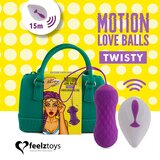 Feelztoys Vibro kroglice Remote Controled Motion Love Balls Twisty (R28190) | Shoptok.si