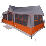 vidaXL Šotori s streho Siva in oranžna 622 x 295 x 238 cm Poliester - - Siva - 25.7 - 622 x 295 x 238 cm - 2025- | Shoptok.si