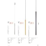  Redo 01-3860 - LED luster na sajli NIKOS LED/8W/230V CRI 90, prečnik 6 cm, zlatna | Eponuda.com