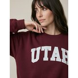 Sinsay Crewneck dukserica s natpisom UTAH | shoptok.hr