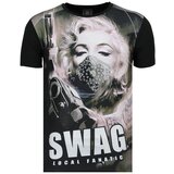 Local Fanatic Majice s kratkimi rokavi 94097656 Črna | Shoptok.si