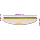  Samoljepljivi otirači za stube 15 kom 65x21x4 cm boja platine | shoptok.hr