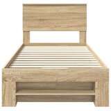  Okvir za krevet s uzglavljem Sonoma hrast 90 x 200 cm - sonoma hrast 90 x 200 cm | shoptok.hr