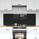 vidaXL Kuhinjski zaštita Crna 70 x 50 x 0.8 cm Cijene
