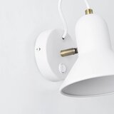  Zidno spot svetlo ASTAMA 1xE27/40W/230V bela/mesing | Eponuda.com