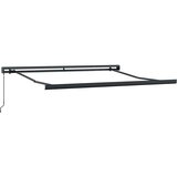 Tenda na uvlačenje antracit i bijela 3x2,5 m tkanina i aluminij | shoptok.hr